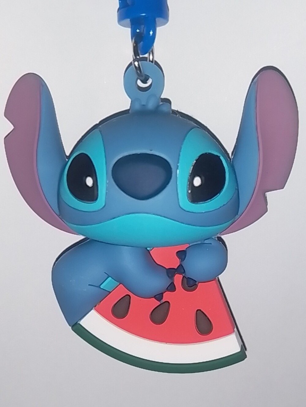 Disney Stitch Holding A Watermelon Slice Blind Bag Keychain Bag Clip